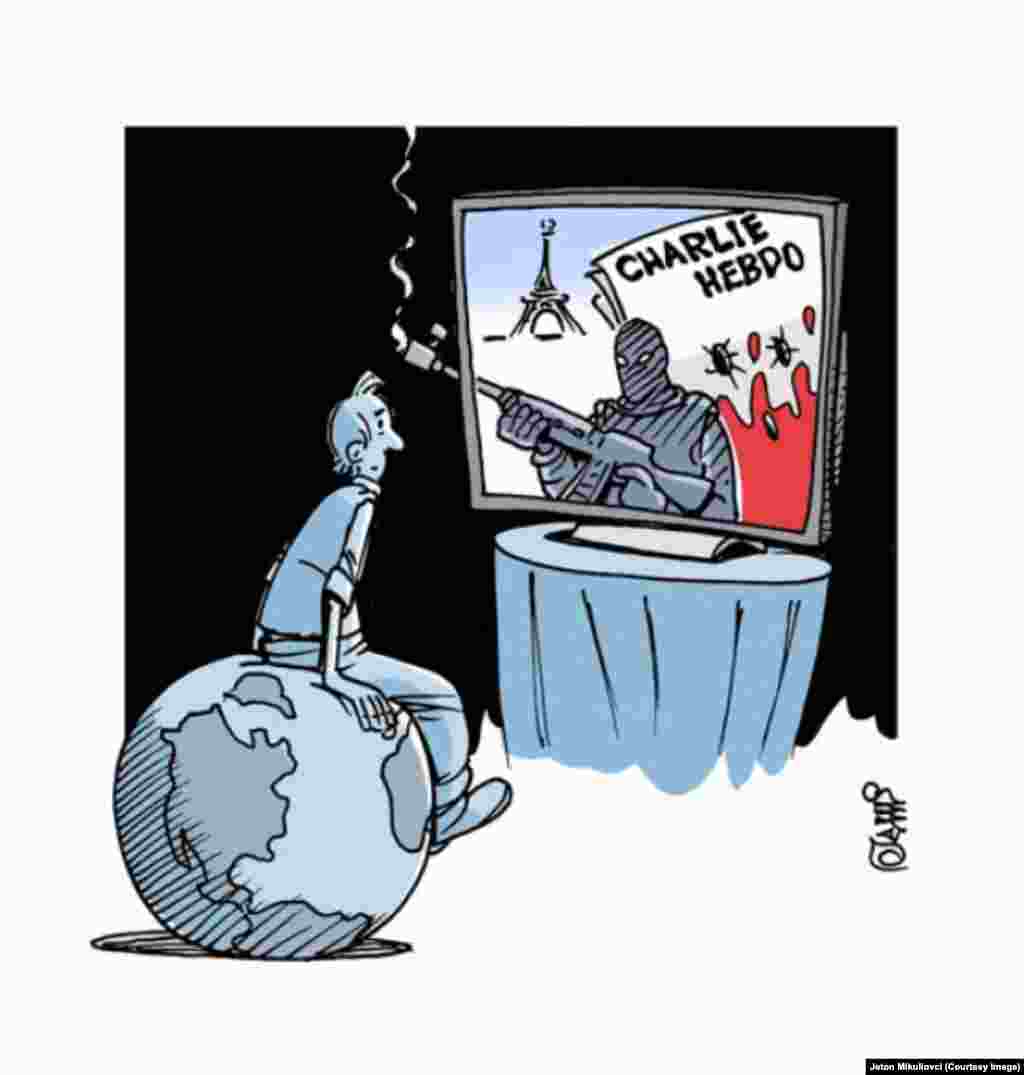 Карикатура для косовської щоденної газети Koha Ditore (Jeton Mikullovci)