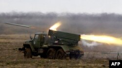 Сыстэма залпавага агню БМ-21 Град