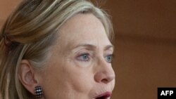 Державний секретар США Гілларі Клінтон на прес-конференції у Сеулі, 26 травня 2010 року