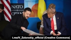 Владимир Зеленский и Дональд Трамп