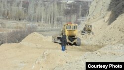 Строительство дороги Кок-Таш - Ак-Сай - Тамдык