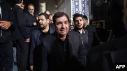 محمد مخبر در مراسم یادبود ابراهیم رئیسی، یکم خرداد ۱۴۰۳