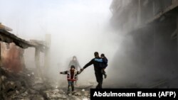 بمباران منطقه ای در غوطه شرقی