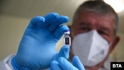 Подготовка за ваксинация срещу COVID-19 в Александровска болница на 28 декември 2020 г.