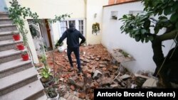 Az első fotók Horvátországból az újabb, keddi földrengés után