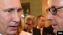 Володимир Путін і Франсуа Олланд