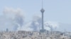 Israeli airstrike on Tehran on the morning of Monday, June 23, 2025.