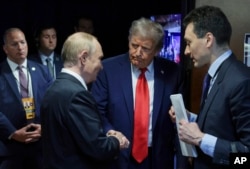 Путин мен Трамп. Анкоридж 15 тамыз 2025 жыл.