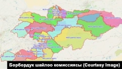 Кыргызстандагы отуз шайлоо округу.