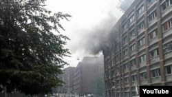 Взрыв в столице Норвегии Осло. 22.7.2011.