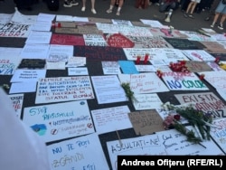 Mesajele manifestanților către autorități