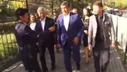 Кандидаты Жээнбеков и Бабанов проголосовали на президентских выборах