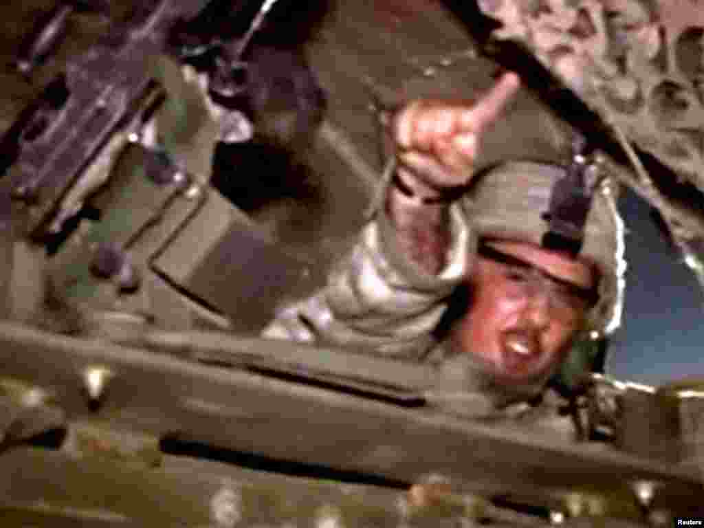 Американски војник на границата меѓу Ирак и Кувајт