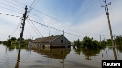 Селище Корсунка на окупованій частині Херсонщини, 7 червня 2023 року