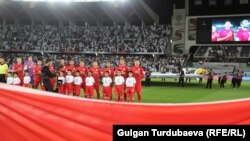 Кыргызстандын футбол командасы Азия чемпионатында. Абу-Даби шаары, 19-январь, 2019-жыл.