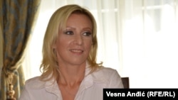 Marija Zaharova tokom posete Beogradu