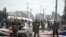FILE Afghan soldiers at the site of a suicide car bomb attack in Kabul on March 2