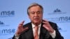 "For the first time since the end of the Cold War, we are now facing a nuclear threat, a threat of a nuclear conflict," UN Secretary-General Antonio Guterres told the Munich Security Conference on February 16.
