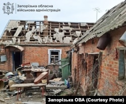 Наслідки російських атак по селах Запорізької області, літо 2025 року