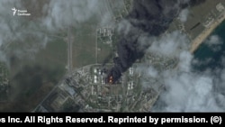 Наслідки удару по нафтобазі у Феодосії 7 жовтня 2024 року