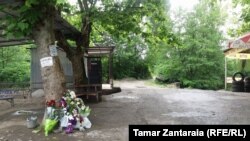 Пропускной пункт Хурча-Набакеви, место убийства Гиги Отхозория (архивное фото)