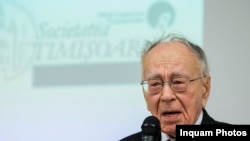 Mihai Șora la decernarea premiilor Societății Timișoare pe anul 2018, 9 martie 2019 