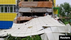 Дитячий садок, пошкоджений землетрусом, у Петропавловську-Камчатському, Камчатський край, Росія, 30 липня 2025 року