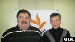 Володимир Бондаренко та Олександр Бондар у студії Радіо Свобода