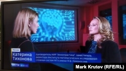 Катерина Тихонова в эфире российского телевидения