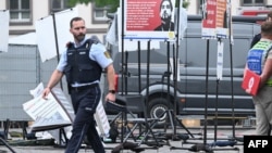 افسر پولیس در محل حمله با چاقو در مانهایم واقع در غرب جرمنی