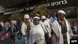  تصویر مربوط به مهاجران یهودی اتیوپی است که سال ۲۰۱۱ به اسرائیل آمدند.