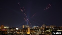 Ілюстраційне фото. Збиття російського дрона над Києвом, листопад 2024 року