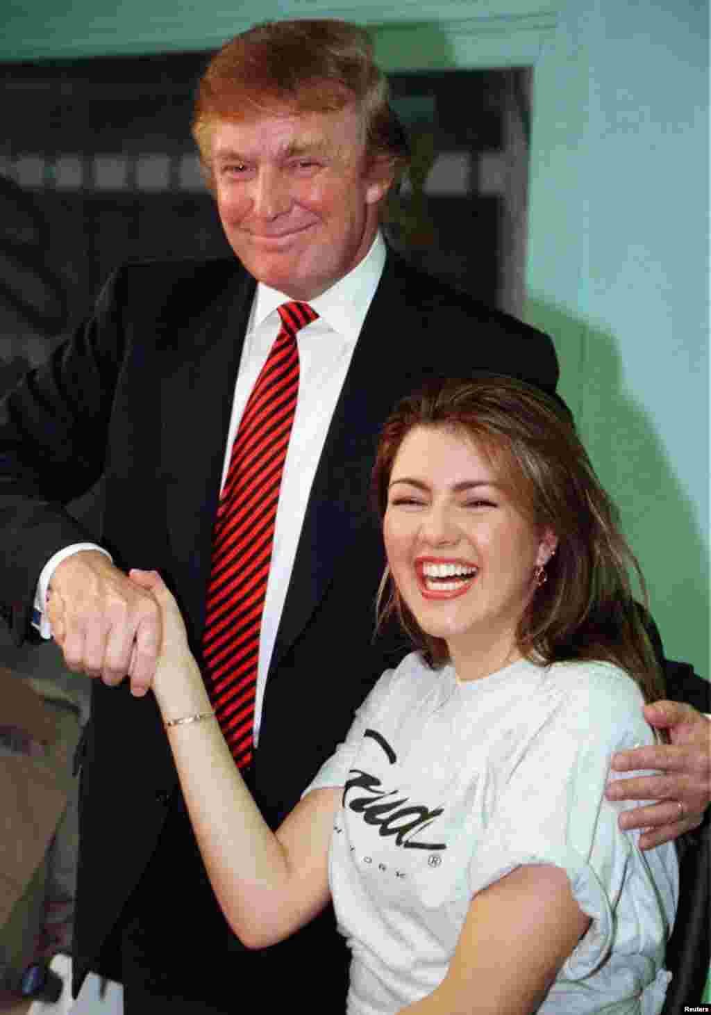 Trump a devenit în 1996 proprietarul companiei ce organizează concursul de frumusețe Miss Universe. Alicia Machado din Venezuela, care a câștigat concursul în acel an, a declarat ulterior că Trump a intimidat-o și a insultat-o.