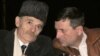 Crimean Tatar leaders Akhtem Chiygoz (right) and Mustafa Dzhemilev (file photo)