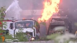 Бишкекте май ташыган автоунаа жарылды