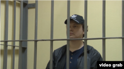 Костянтин Давиденко під час суду в анексованому Криму