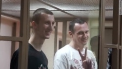 Сенцов и Кольченко в зале суда