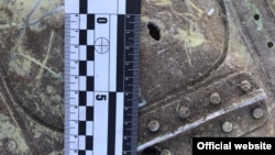 Іран -- фото фрагментів збитого біля Тегерана українського літака, надане ОПУ експертами на місці катастрофи, 11 січня 2020 року