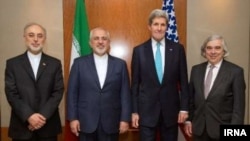 Iran’s Foreign Minister Mohammad Javad Zarif and the head of the Atomic Energy Organization of Iran (AEOI) Ali Akbar Salehi meet with US Secretary of State John Kerry and US Energy Secretary Ernest Moniz in Geneva to discuss Tehran’s nuclear program.
