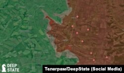 Ситуація біля Іванівки, мапа DeepState, 27 березня 2025 року