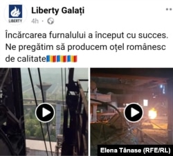Combinatul Siderurgic Galați anunță că își redeschide singurul furnal rămas operațional, Furnalul 5, cu aproape trei luni întârziere față de anunțul ministrului Economiei, Bogdan Ivan, și în baza unui împrumut Eximbank.