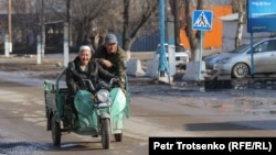 Кордойдун Шор-Төбө кыштагы. Жамбыл облусу, Казакстан. 2021-жылдын 2-февралы.