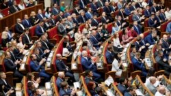 Під час першого засідання Верховної Ради України 9-го скликання. Київ, 29 серпня 2019 року