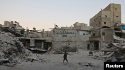 Після бомбардувань у «повстанській» частині Алеппо, фото 29 вересня 2016 року