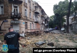 Тиха Одеська вулиця. Наслідки російського повітряного удару. 10 червня 2025 року