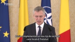 Secretarul general NATO: Rusia amenință Europa cu noua sa rachetă nucleară