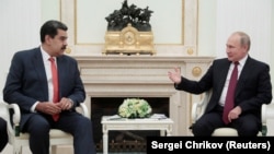 Nicolas Maduro, predsjednik Venecuele i Vladimir Putin, predsjednik Rusije u Moskvi