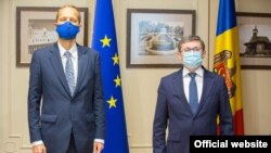 Janis Mazeiks și Igor Grosu, Chișinău 10 septembrie 2021