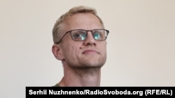 Віталій Шабунін під час судового засідання, Київ, 15 липня 2025 року