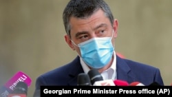Georgian politics has been thrown into turmoil following the abrupt resignation of Prime Minister Giorgi Gakharia (file photo)